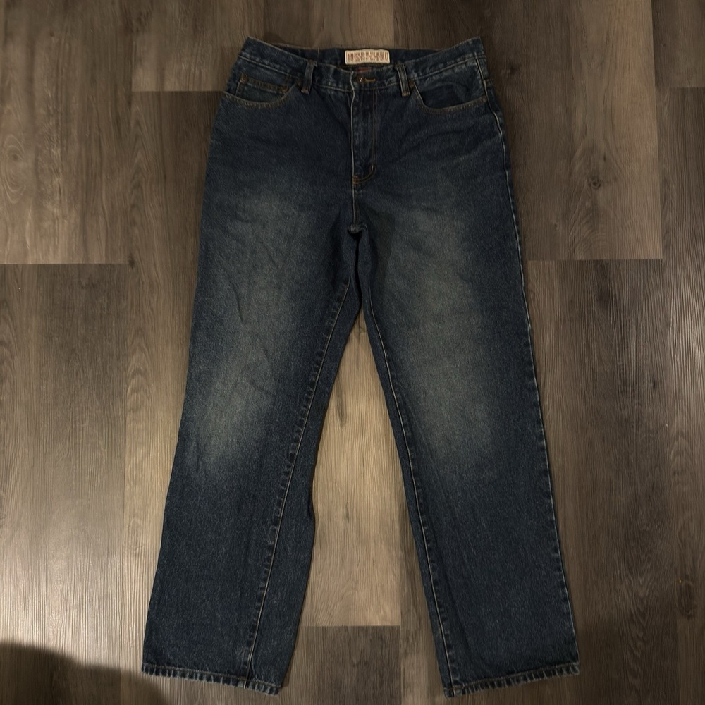 Vintage 90s Y2K Bullhead Jeans Mens 31x32 Loose Fit Baggy Skater Wide Leg Grunge